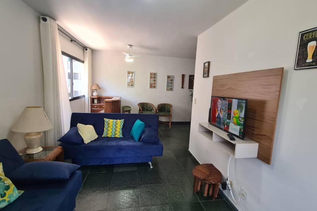 Amplo Ap 3 Dorm Ar Condicionado 130m2 Ao Lado Do Casa Grande * Guarujá